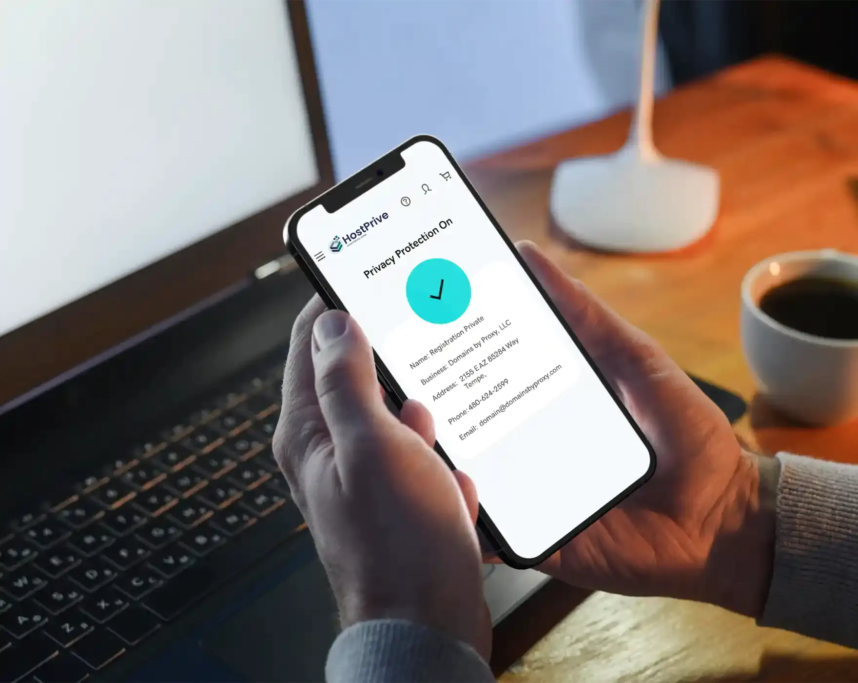 Domain privacy protection